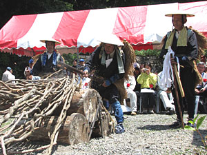 南アルプス開山祭・蔓払い