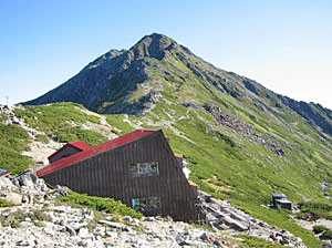 山小屋情報　南アルプス市山梨県北岳山荘