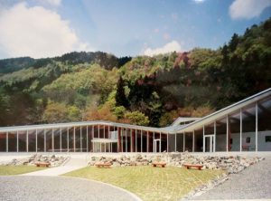 開館当初の芦安山岳館